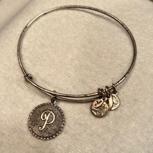 Alex and Ani with the initial P bracelet